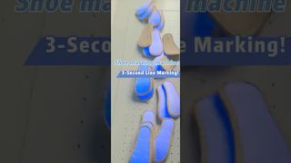 自動インソールマーキングマシン – 40,000 個/日 |高速かつ正確な靴の中敷き印刷