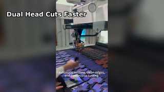 IB1606 デュアルヘッド切断機 |履物工場向けの多層切断