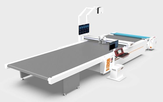 良い値段 220V / 380V CNC 繊維切削機 織物の自動織物切削機 オンライン